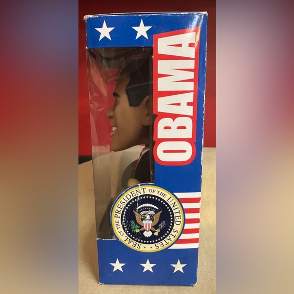Funko Wacky Wobbler Bobble Head President Obama With Box - Picture 3 of 10